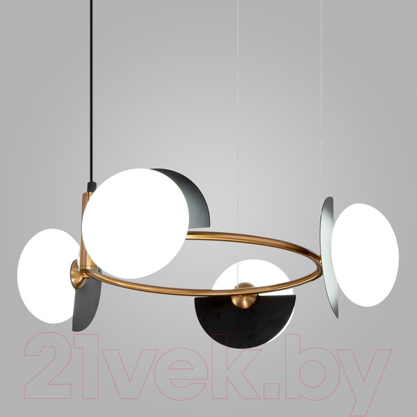 Изображение товара Люстра Евросвет 70150/4  (черный/латунь)