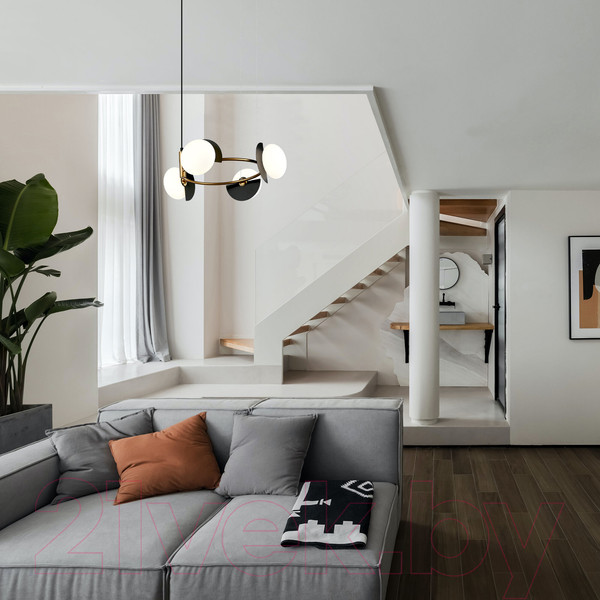 Изображение товара Люстра Евросвет 70150/4  (черный/латунь)