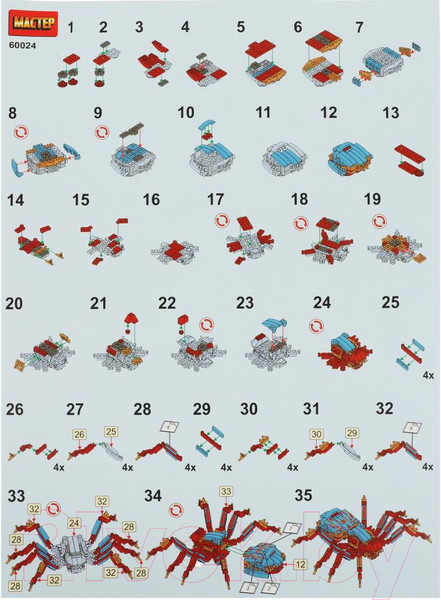 Изображение товара Конструктор Shantou Мастер супергерои / 60024-ZH