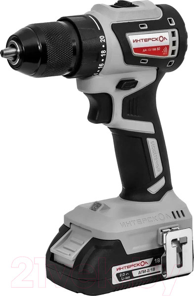 Изображение товара Аккумуляторная дрель-шуруповерт Интерскол ДАУ-13/18В (802.2.2.70)