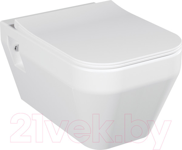 Изображение товара Унитаз подвесной Quarter Bath Crossgrand Rimless 70CG02001 + SCD Slim 30SCD.03.02.03.02.02