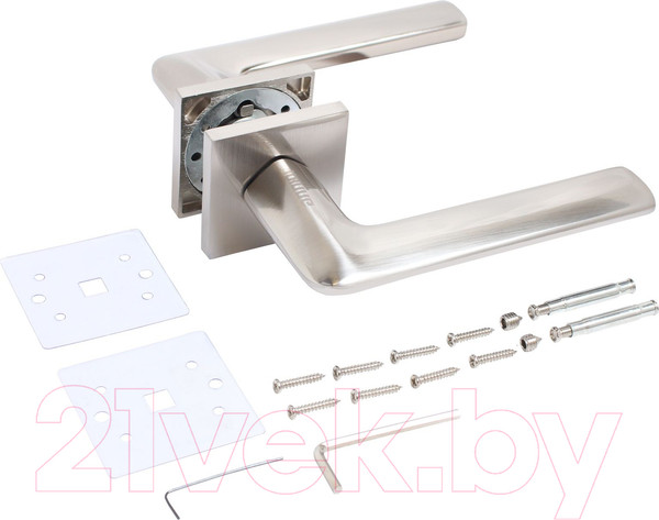 Изображение товара Ручка дверная Аллюр Арт Тина SN 8880 (матовый никель)