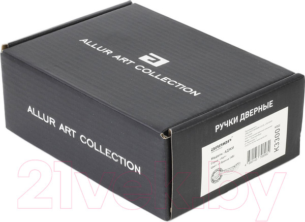Изображение товара Ручка дверная Аллюр Арт Аджи AB К3300 (старая бронза)