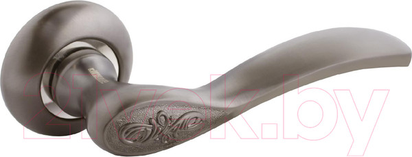 Изображение товара Ручка дверная Аллюр Арт Шэрон с накладкой MBN 1740 (графит)