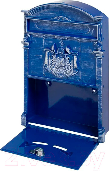 Изображение товара Почтовый ящик Аллюр №4010В (антик синий)