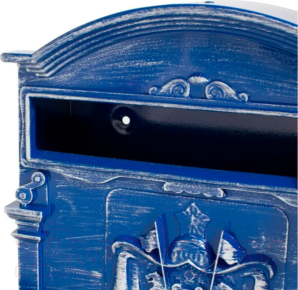 Изображение товара Почтовый ящик Аллюр №4010В (антик синий)