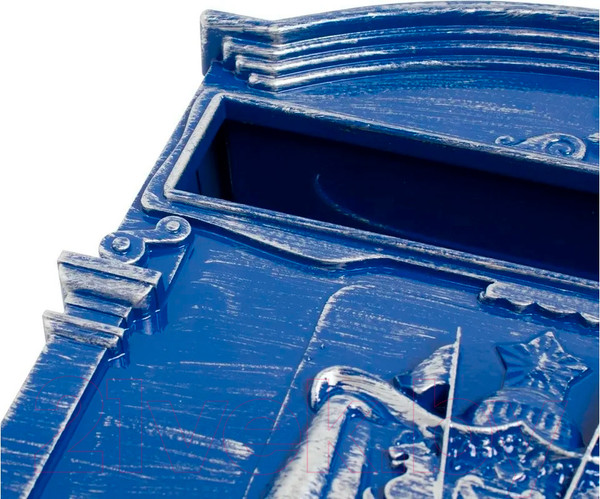 Изображение товара Почтовый ящик Аллюр №4010В (антик синий)