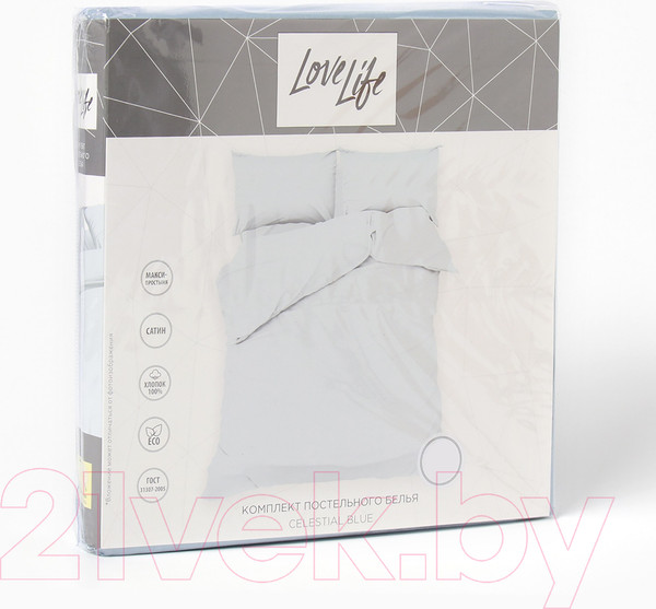 Изображение товара Комплект постельного белья Love Life Celestial Дуэт / 10366264 (голубой)
