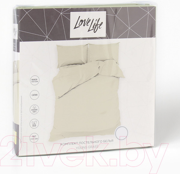 Изображение товара Комплект постельного белья Love Life Young grass 2сп / 10366234