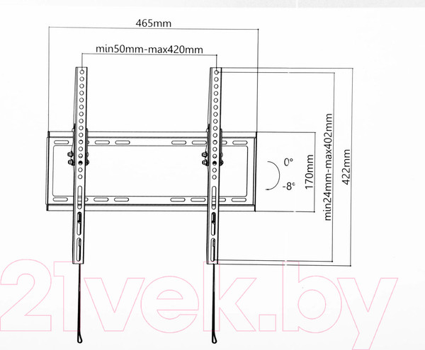 Изображение товара Кронштейн для телевизора Ultramounts UM832TW (белый)