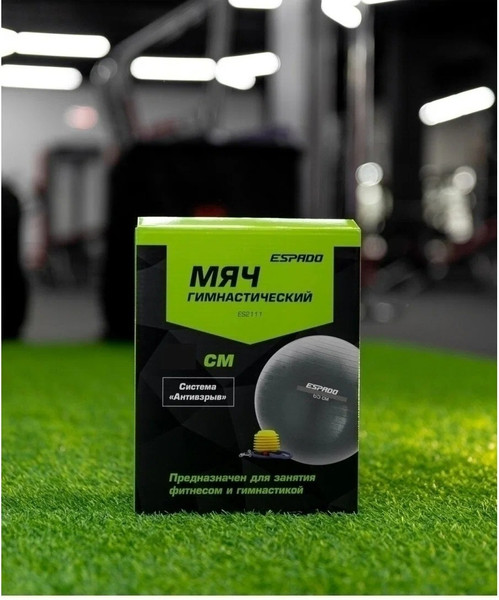 Изображение товара Фитбол гладкий Espado ES2113 (55см, серый)
