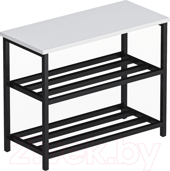 Изображение товара Полка для обуви Макс Стайл ОБ-540 (белый классический)