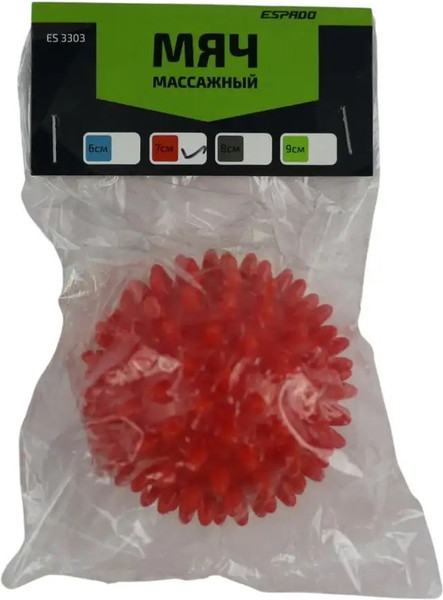 Изображение товара Массажный мяч Espado ES3303 (7см, красный)