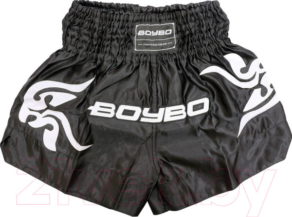 Изображение товара Шорты для бокса BoyBo Для тайского (XS, черный)