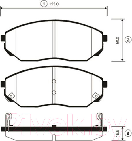 Изображение товара Тормозные колодки CTR GK0524