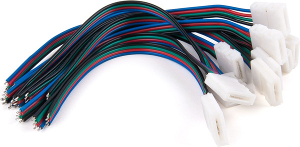 Изображение товара Коннектор для светодиодной ленты Elektrostandard RGB 10см / a039790 (10шт)