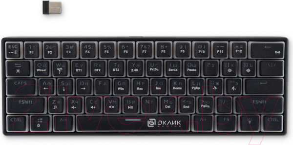 Изображение товара Клавиатура Оклик K763W (черный)