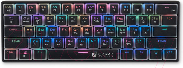 Изображение товара Клавиатура Оклик K763W (черный)