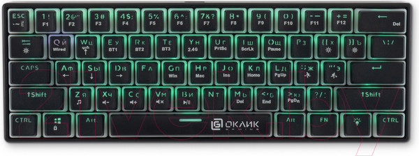 Изображение товара Клавиатура Оклик K763W (черный)
