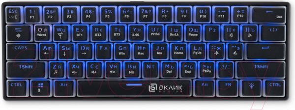 Изображение товара Клавиатура Оклик K763W (черный)
