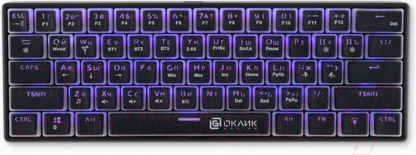 Изображение товара Клавиатура Оклик K763W (черный)