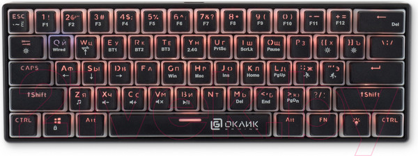 Изображение товара Клавиатура Оклик K763W (черный)