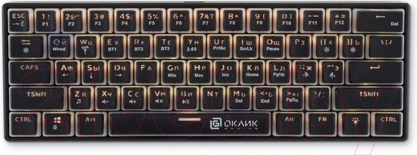Изображение товара Клавиатура Оклик K763W (черный)