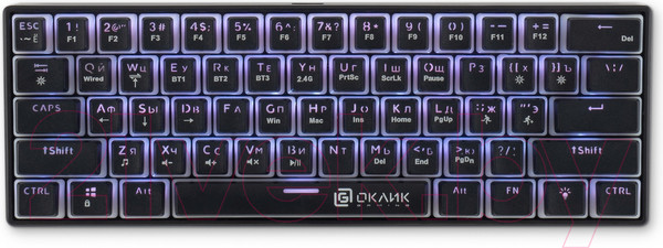 Изображение товара Клавиатура Оклик K763W (черный)