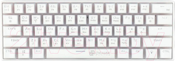Изображение товара Клавиатура Оклик K763W (белый)