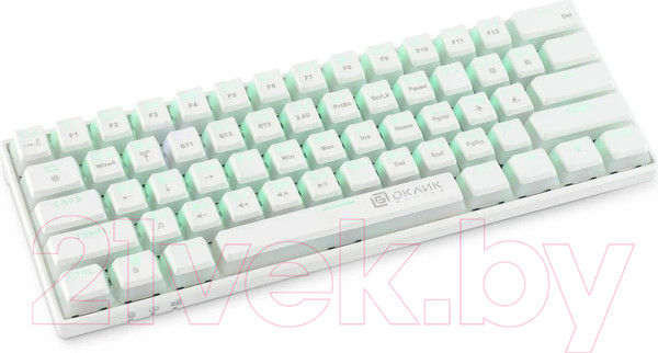 Изображение товара Клавиатура Оклик K763W (белый)