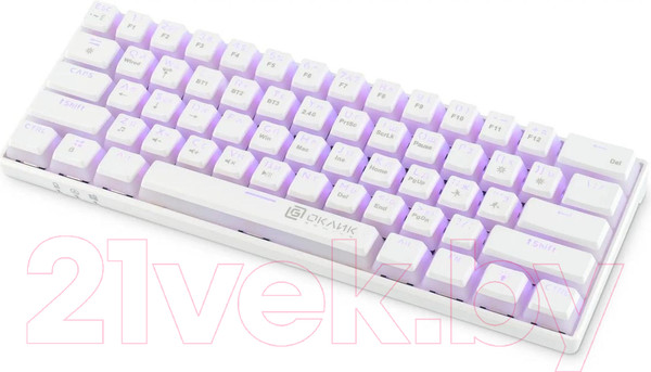 Изображение товара Клавиатура Оклик K763W (белый)