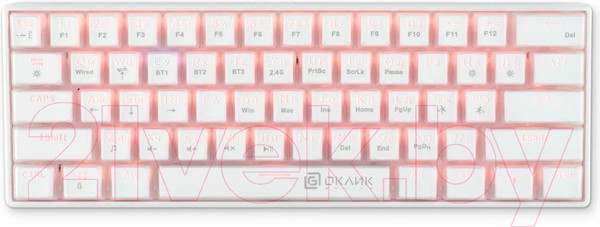 Изображение товара Клавиатура Оклик K763W (белый)