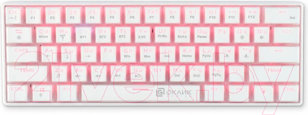 Изображение товара Клавиатура Оклик K763W (белый)