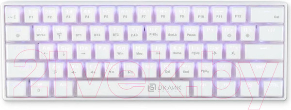 Изображение товара Клавиатура Оклик K763W (белый)