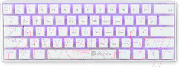 Изображение товара Клавиатура Оклик K763W (белый)