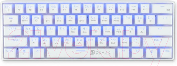 Изображение товара Клавиатура Оклик K763W (белый)