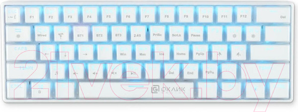 Изображение товара Клавиатура Оклик K763W (белый)