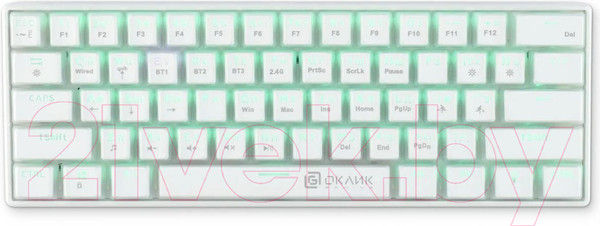 Изображение товара Клавиатура Оклик K763W (белый)