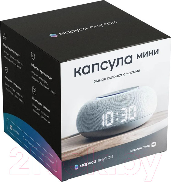 Изображение товара Умная колонка VK Капсула Мини MRC02 (светло-серый)