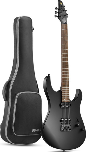Изображение товара Электрогитара Donner DMT-100 (черный, с чехлом)