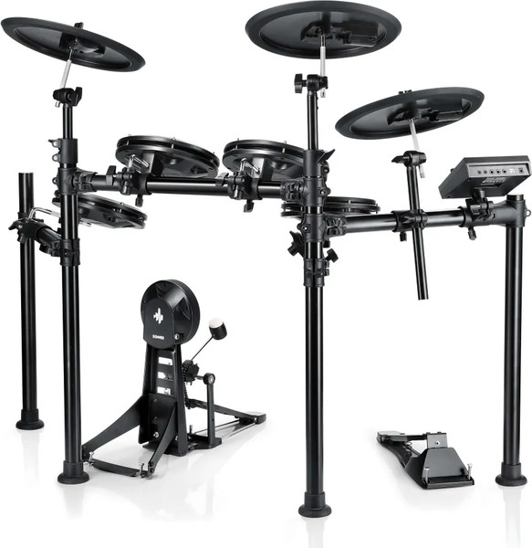 Изображение товара Ударная установка электронная Donner DED-200 Electric Drum Set 5 Drums 3 Cymbals