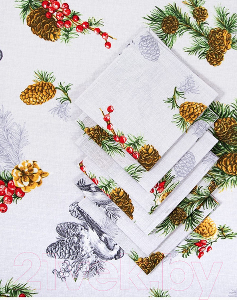 Изображение товара Комплект столового белья АртПостель Серебряный звон СБ.135.220