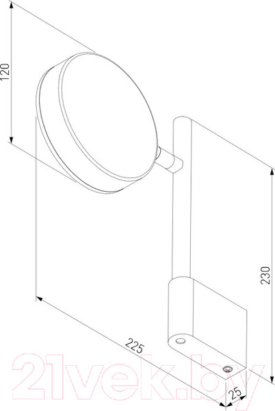 Изображение товара Бра Elektrostandard Tobi 40129 LED 4000K (белый)