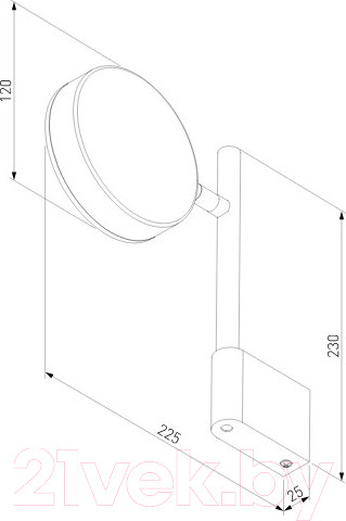 Изображение товара Бра Elektrostandard Tobi 40129 LED 4000K (черный)
