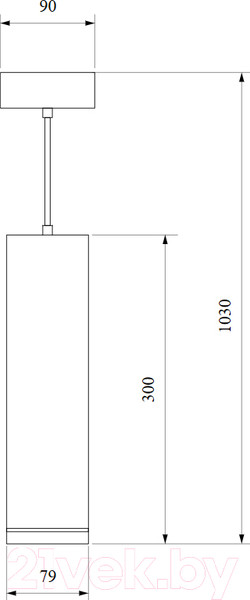 Изображение товара Потолочный светильник Elektrostandard DLR023 12W 3000K (черный матовый)
