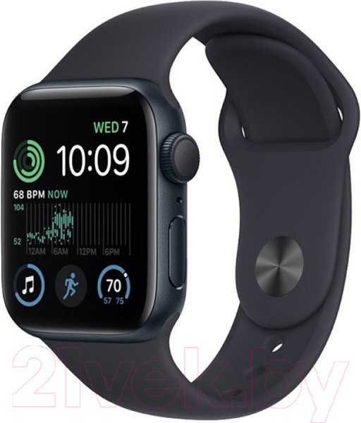 Умные часы Apple Watch SE 2 GPS 40mm (полуночный, ремешок S/M)