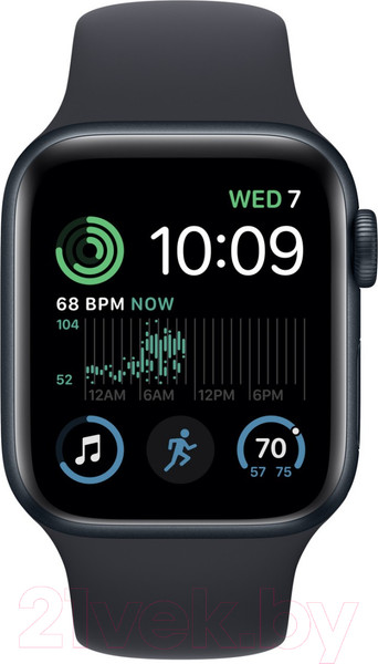 Изображение товара Умные часы Apple Watch SE 2 GPS 40mm (полуночный, ремешок S/M)