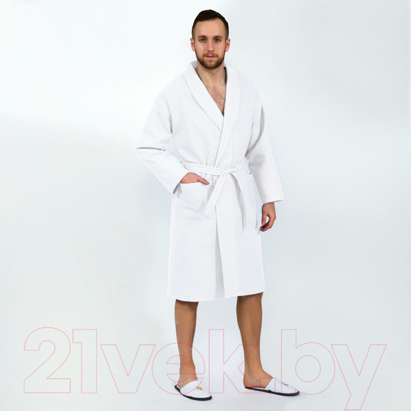 Изображение товара Халат АртПостель 011.16.11 (L/XL, белый)