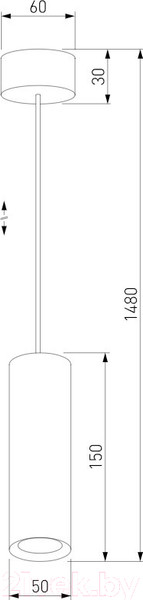 Изображение товара Потолочный светильник Elektrostandard 50246 LED 7W 4000K (черный)