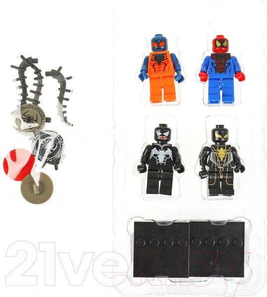 Изображение товара Элемент конструктора Shantou Мастер фигурки супер герои / 18039-ZH (4шт)